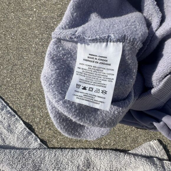 Nike Sportswear Sweat Shorts Womens Small High Rise Light Purple Gym Sports - Picture 7 of 9